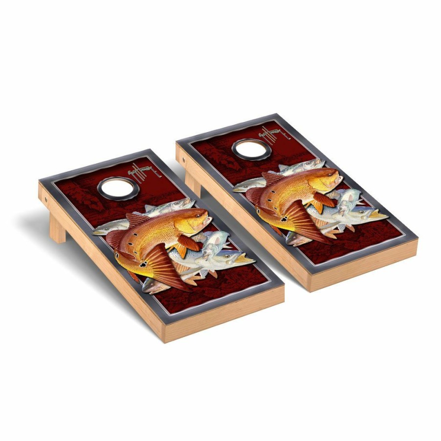 Home & Gifts Intradeco Outdoor Games | Redfish And Trout Cornhole Set