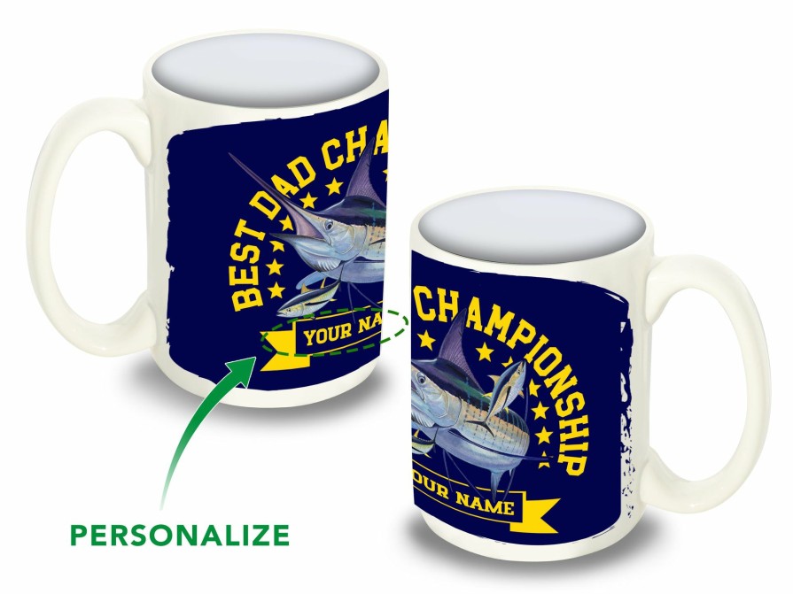 Home & Gifts Intradeco Drinkware | Custom Dad Championship Coffee Mug