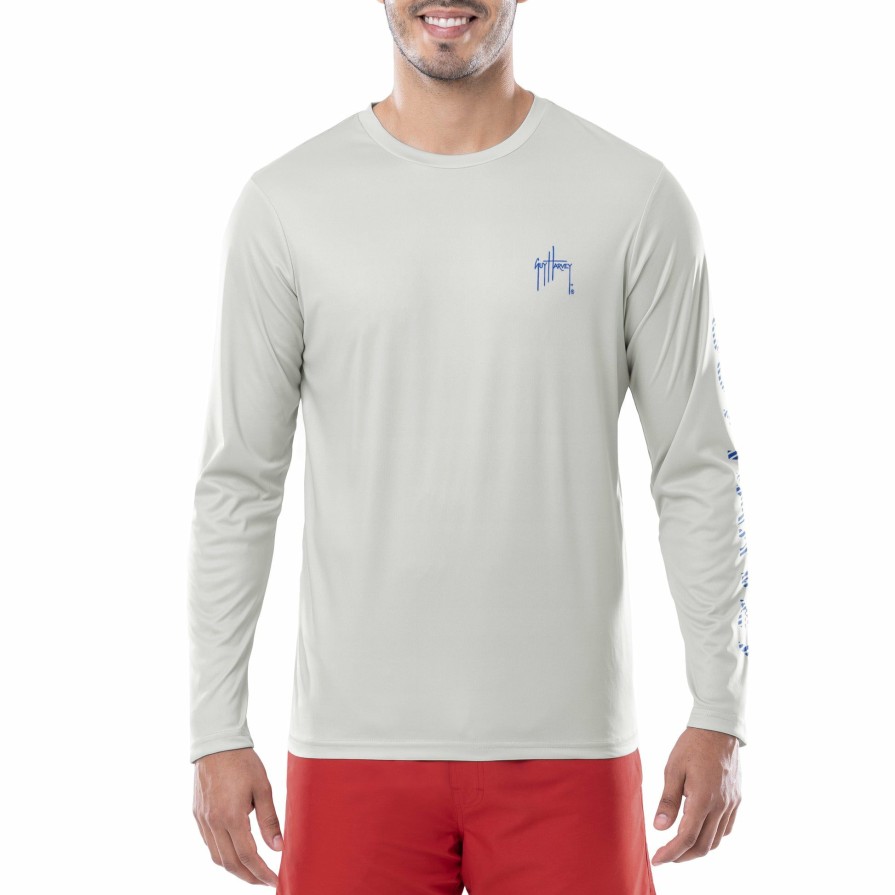 Mens Intradeco Performance Shirts & Hoodies | Men'S Patriotic Billfish Performance Sun Protection Top