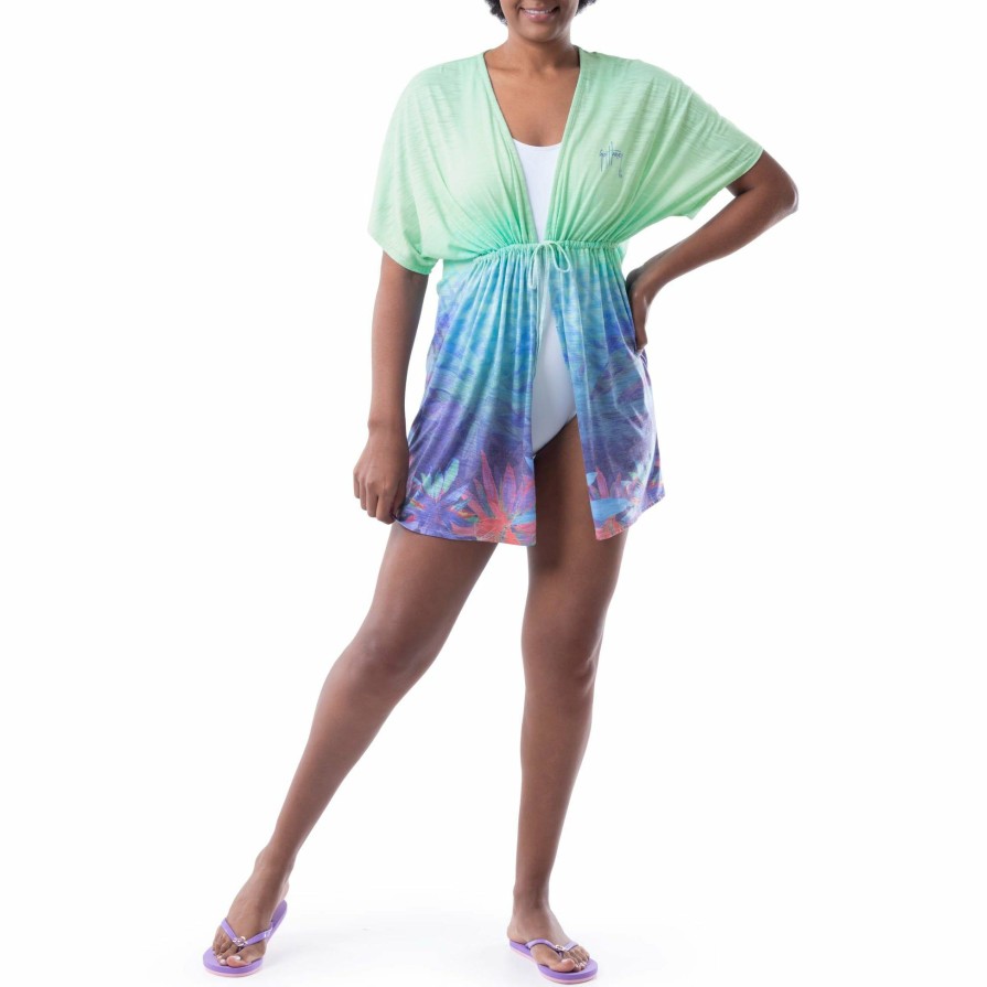 Womens Intradeco Dresses & Cover Ups | Ladies Feeling Tropical Kaftan Cover-Up