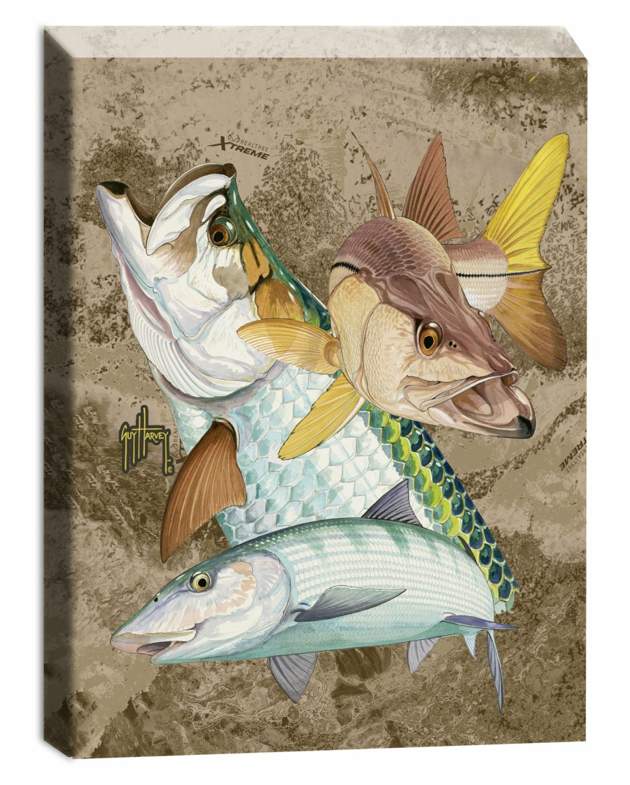 Artwork Intradeco | Realtree Xtreme Inshore Collage Small Canvas Art