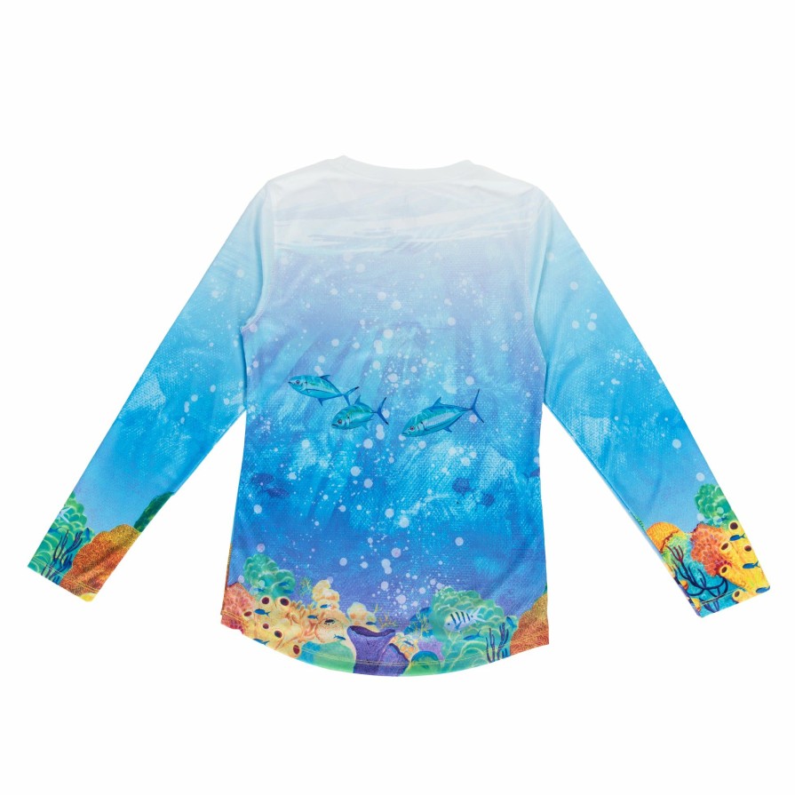 Kids Intradeco | Kids Turtle Reef Long Sleeve Sun Protection Top