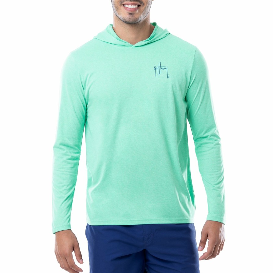 Mens Intradeco Performance Shirts & Hoodies | Men'S Saltwater Sails Long Sleeve Performance Hoodie