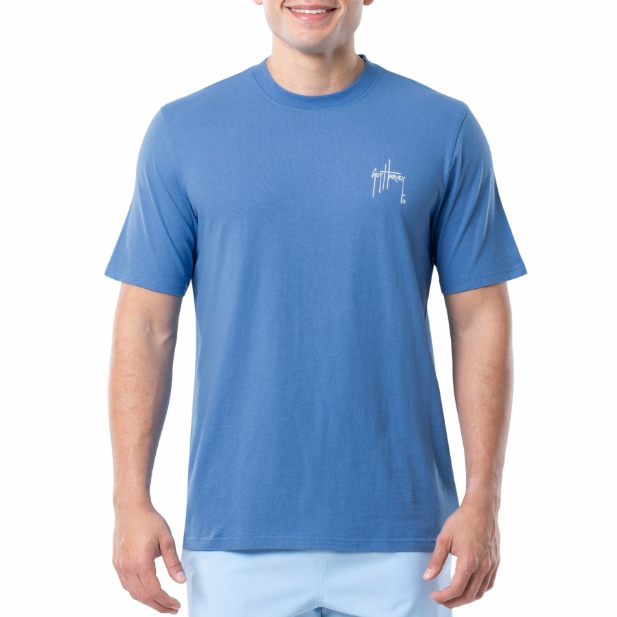 Mens Intradeco T-Shirts & Tank Tops | Men'S Offshore Hex Short Sleeve T-Shirt