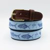 Mens Intradeco Belts & Keychains | Men'S Keys Slam Leather Tab Belt