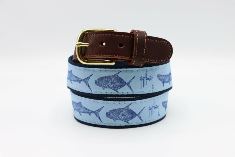 Mens Intradeco Belts & Keychains | Men'S Keys Slam Leather Tab Belt