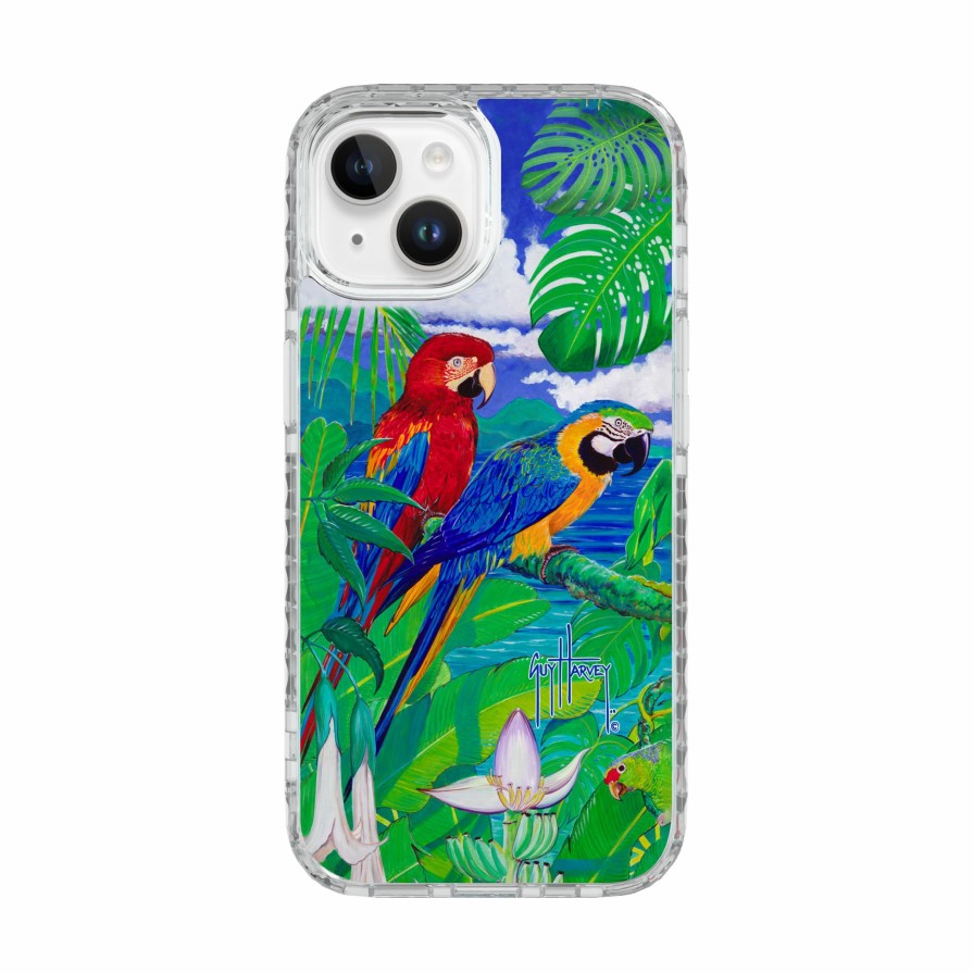 Home & Gifts Intradeco Phone Accessories | Iphone 15 Models - Magnitude Tropical Parrot Phone Case