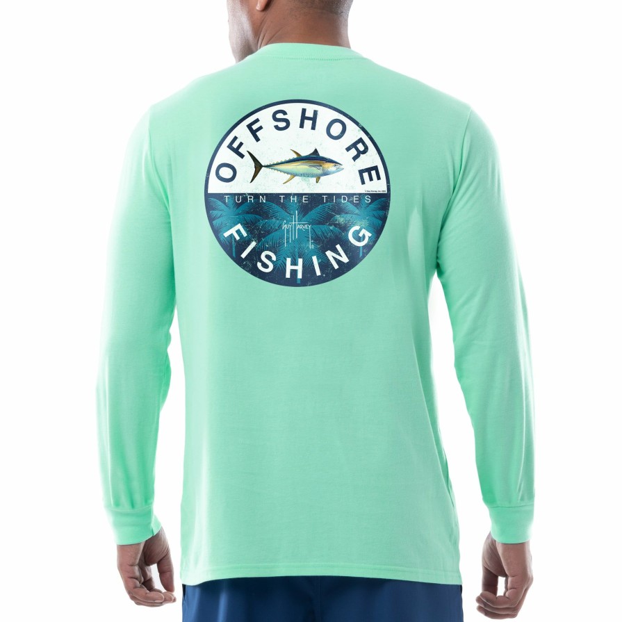 Mens Intradeco T-Shirts & Tank Tops | Men'S Offshore Fishing Long Sleeve T-Shirt