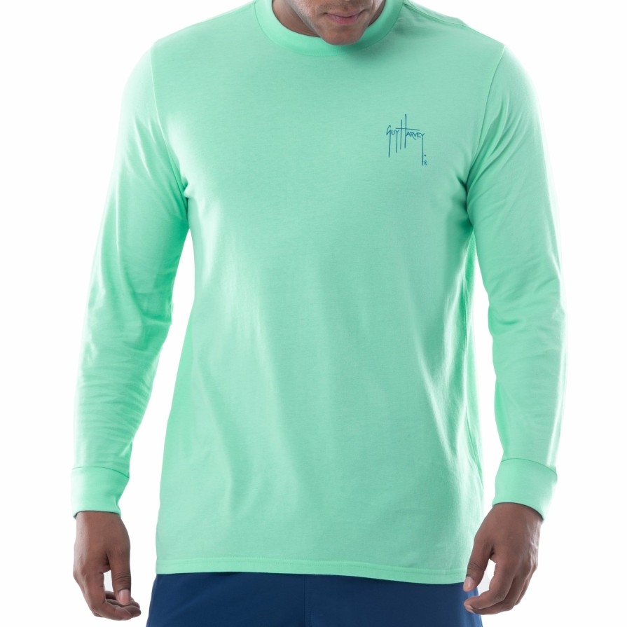 Mens Intradeco T-Shirts & Tank Tops | Men'S Offshore Fishing Long Sleeve T-Shirt