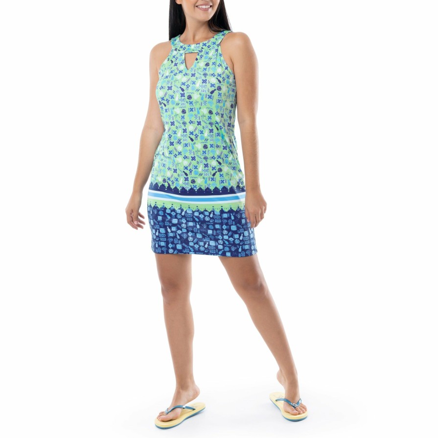 Womens Intradeco Dresses & Cover Ups | Ladies Tiki Time Halter Dress