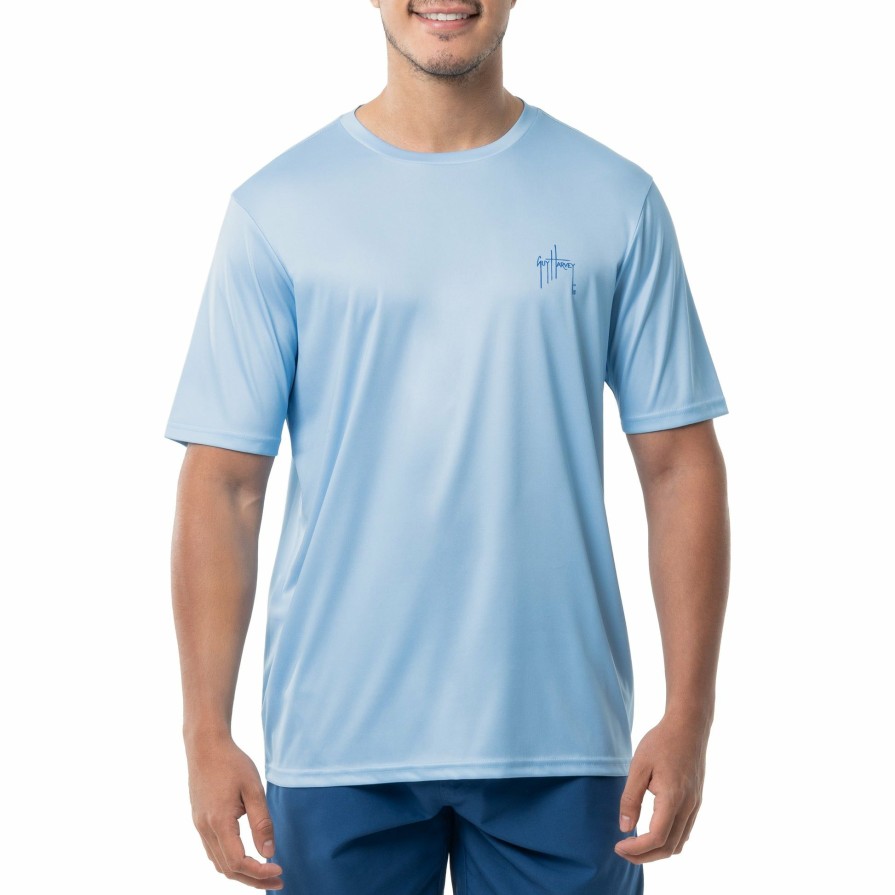 Mens Intradeco Performance Shirts & Hoodies | Men'S Bill Spotting Short Sleeve Performance Shirt