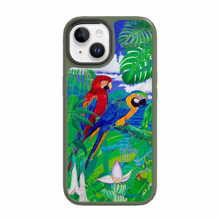 Home & Gifts Intradeco Phone Accessories | Iphone 15 Models - Fortitude Tropical Parrot Phone Case