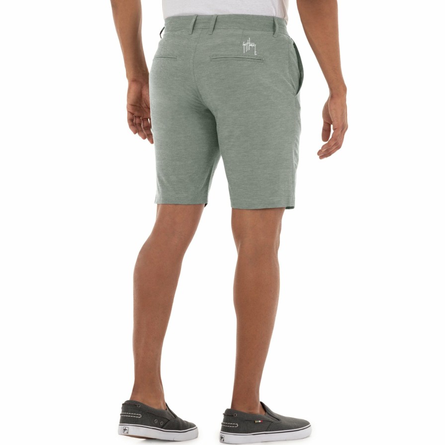 Mens Intradeco Performance Shorts | Men'S 9" Hybrid Performance Gray Walking Short