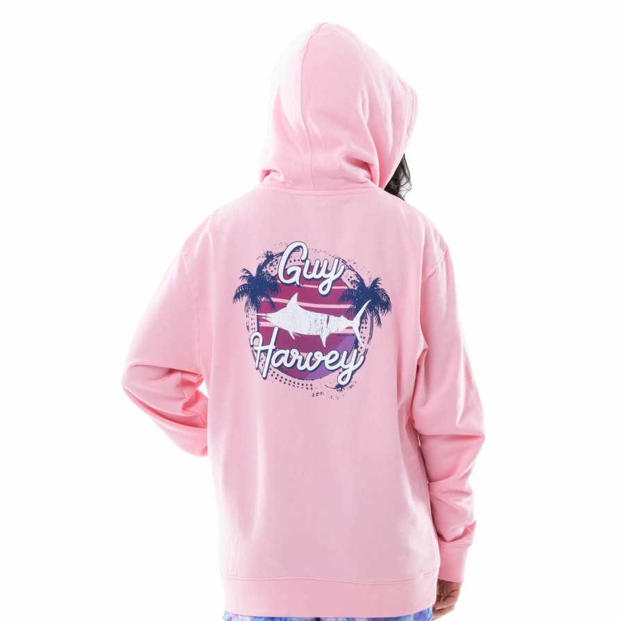 Womens Intradeco Performance Shirts & Hoodies | Ladies Marlin Sunrise Fleece Hoodie