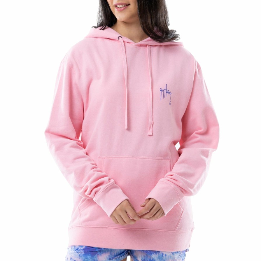 Womens Intradeco Performance Shirts & Hoodies | Ladies Marlin Sunrise Fleece Hoodie