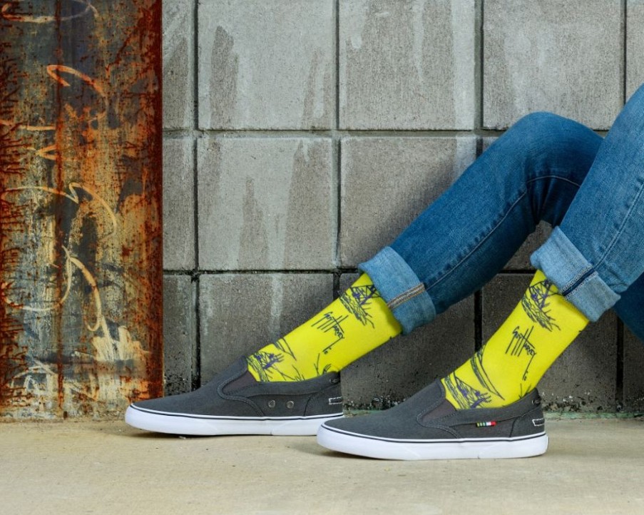 Mens Intradeco Socks | Yellow Boat Socks