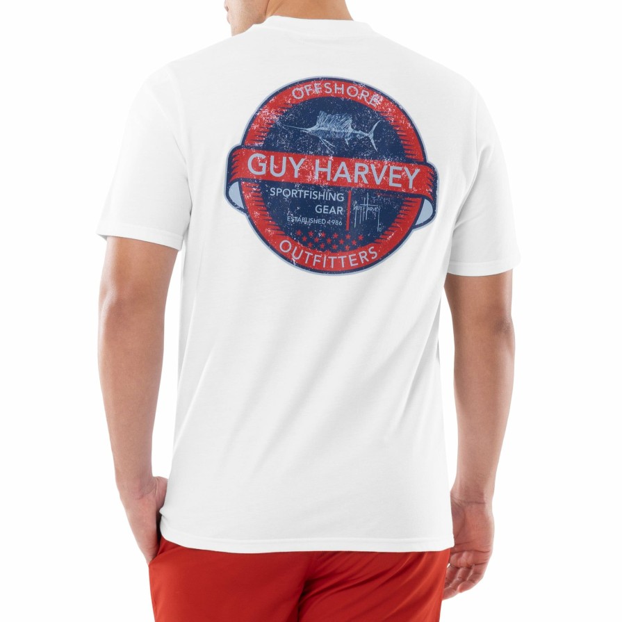 Mens Intradeco T-Shirts & Tank Tops | Men'S Vintage Sportfishing Pocket Short Sleeve T-Shirt