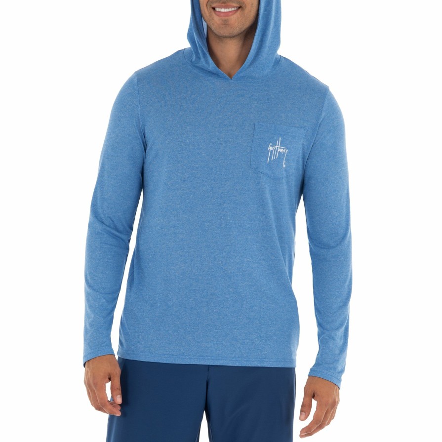 Mens Intradeco Performance Shirts & Hoodies | Men'S Scribble Bills Performance Hoodie W/ Pocket