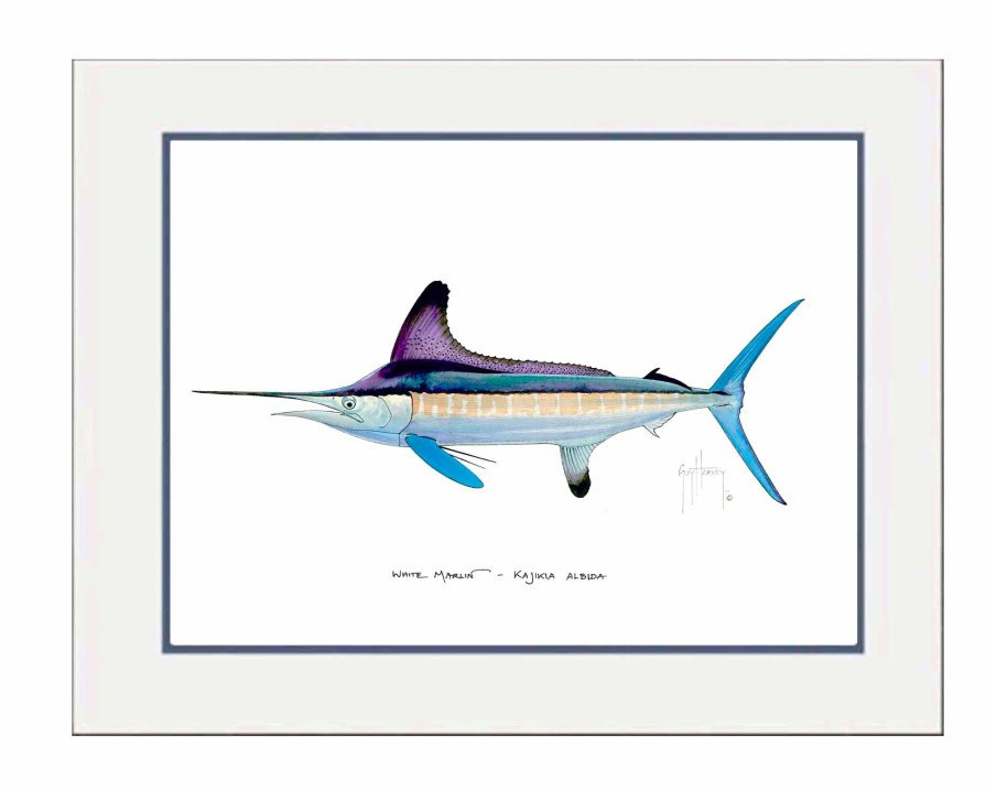 Artwork Intradeco | White Marlin Mini Print