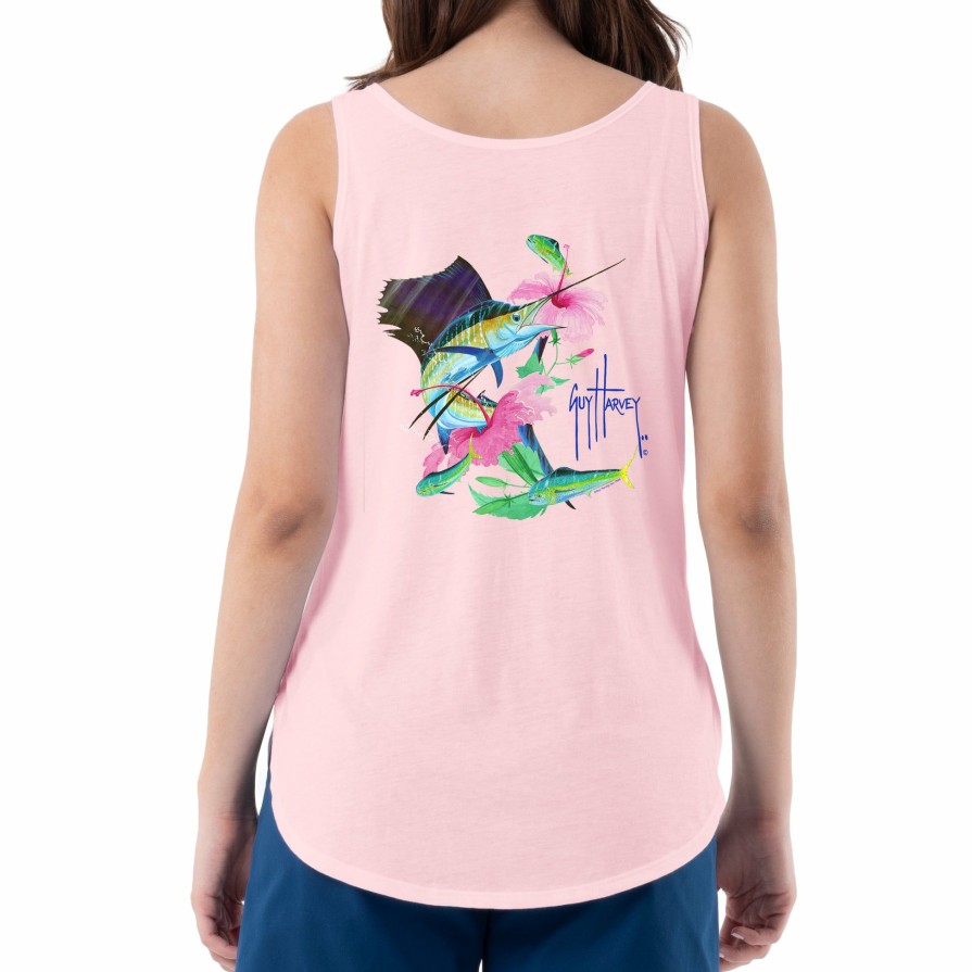 Womens Intradeco T-Shirts & Tank Tops | Ladies Sails & Fins Tank Top