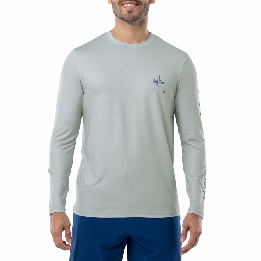 Mens Intradeco Performance Shirts & Hoodies | Men'S Core Solid Long Sleeve Performance Shirt