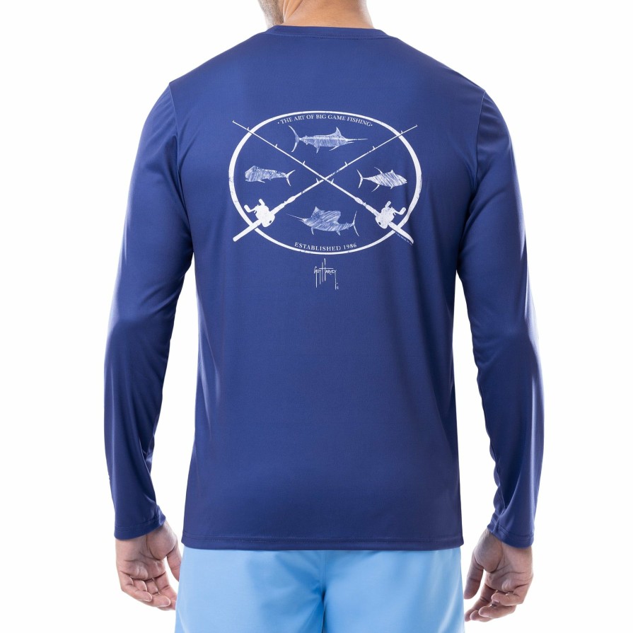 Mens Intradeco Performance Shirts & Hoodies | Men'S Big Game Fishing Performance Sun Protection Top