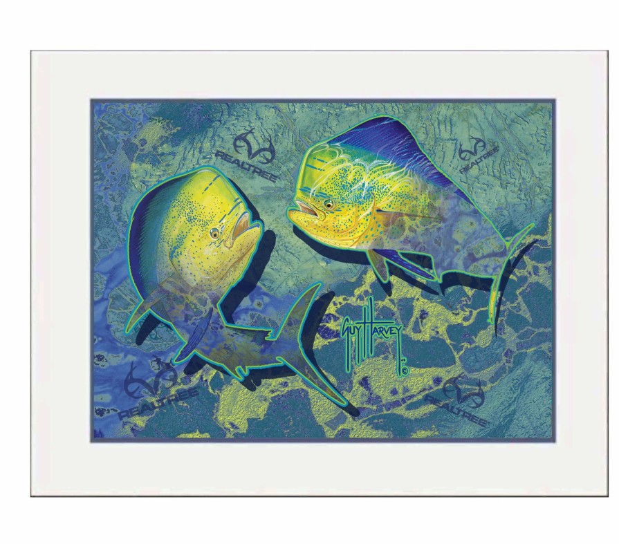 Artwork Intradeco | Realtree Wav3 Mahi Mahi Mini Print