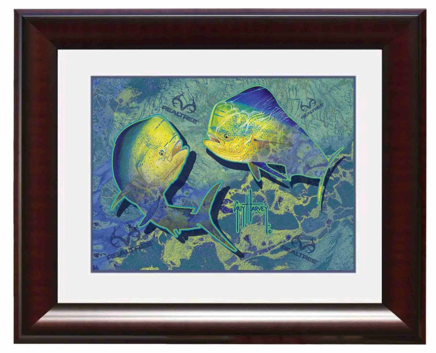 Artwork Intradeco | Realtree Wav3 Mahi Mahi Mini Print