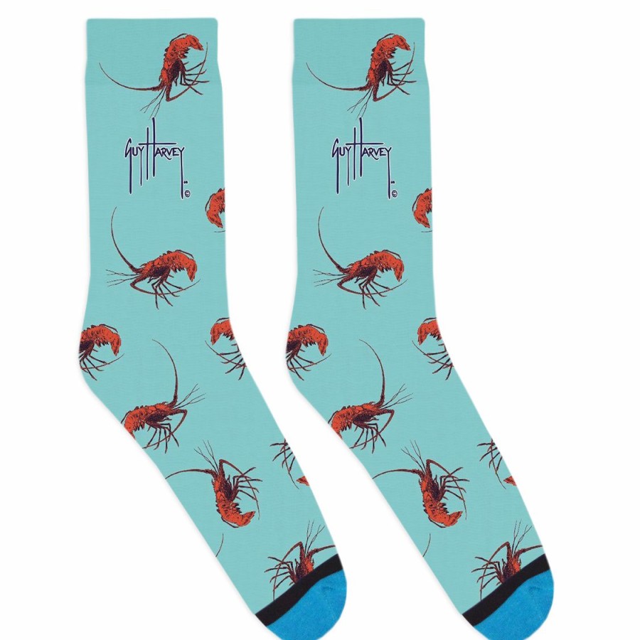 Mens Intradeco Socks | Spiny Lobster Blue Socks